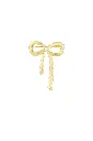 Pearl Bow Broche