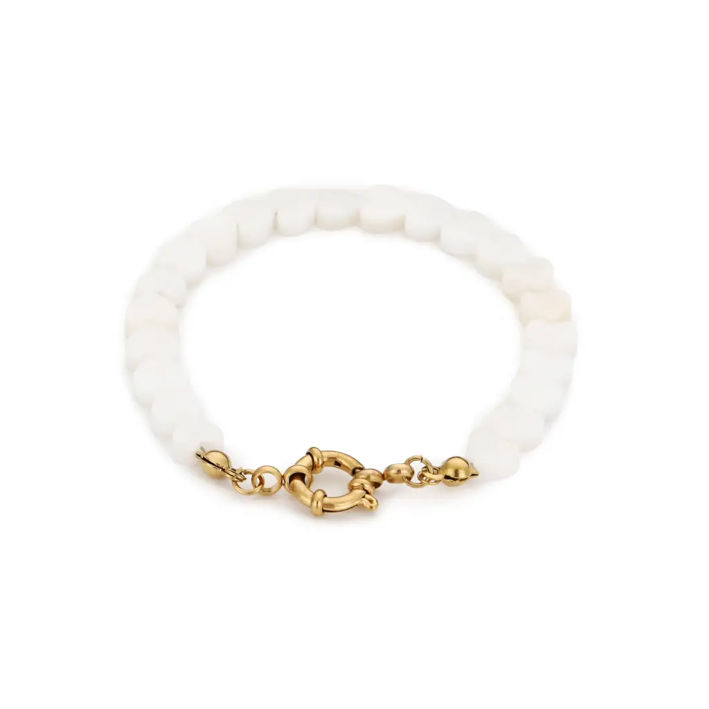 Pearly Heart Armbandje