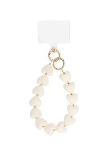 Créme Hearts Telefoonketting